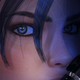 Perfect Dark box art, showing a close-up of Joanna's face.